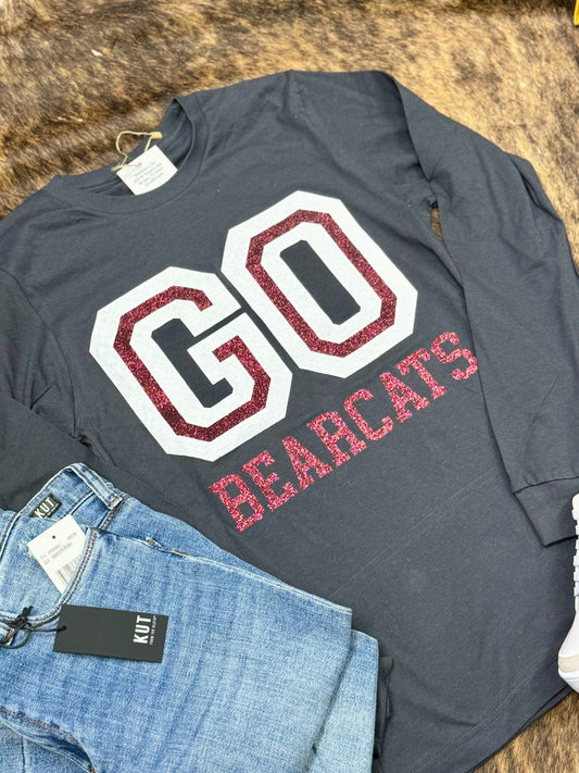 Bearcat Glitter LS Tee