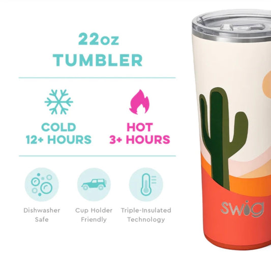 Boho Desert Tumbler 22oz