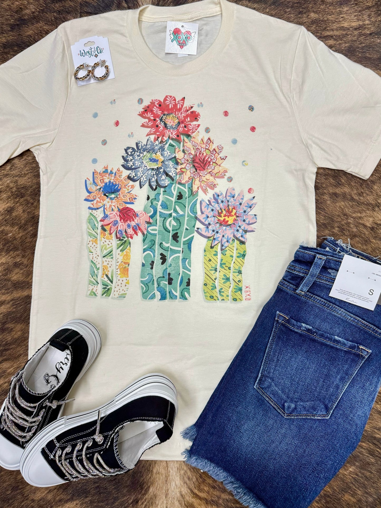 XOXO Saguaro Swatch Tee