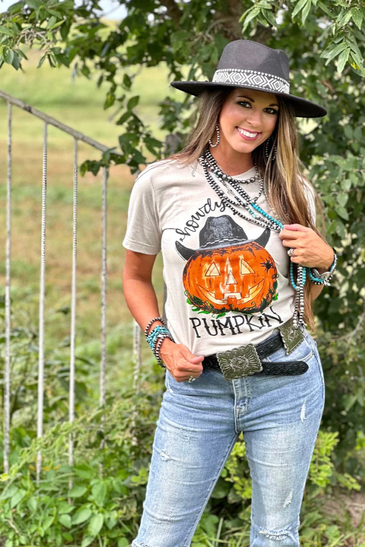Howdy Pumpkin Tee