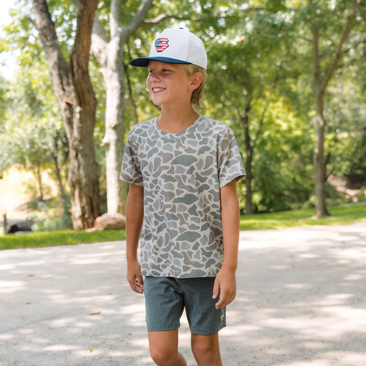 YOUTH SS TEE - CLASSIC DEER CAMO