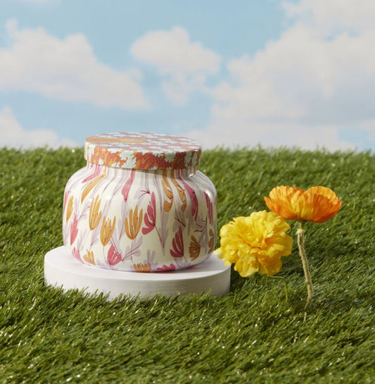 Capri Blue Pineapple Flower 19oz Pattern Candle