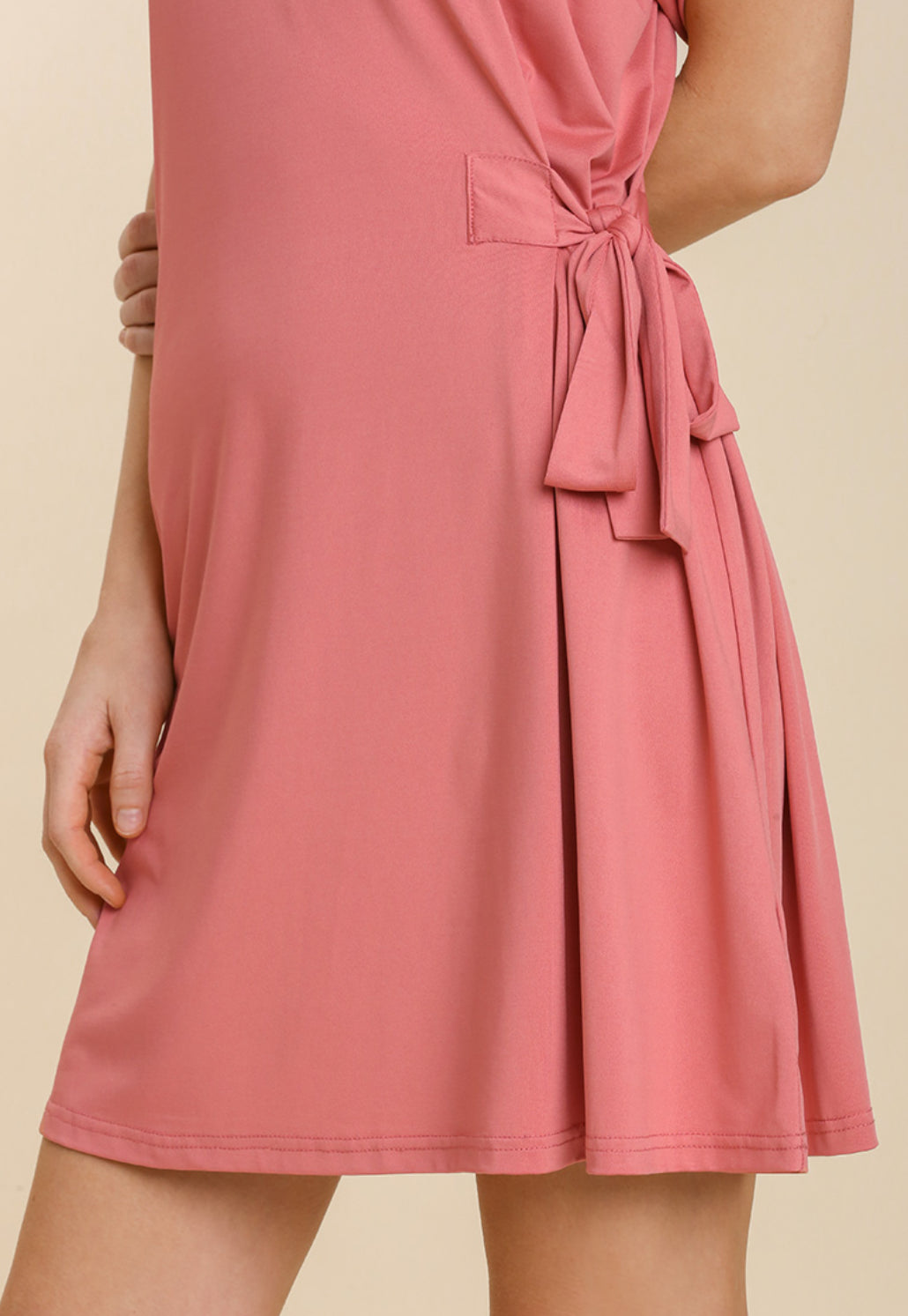 Side Tie Canyon Clay Dress