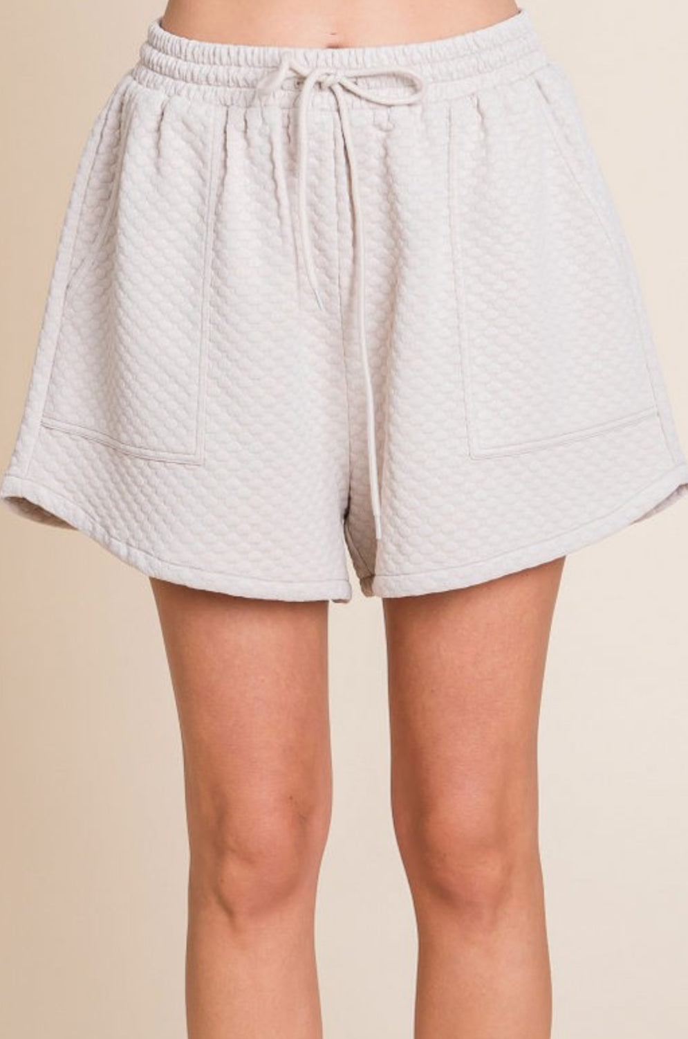 Dotted Beige Shorts