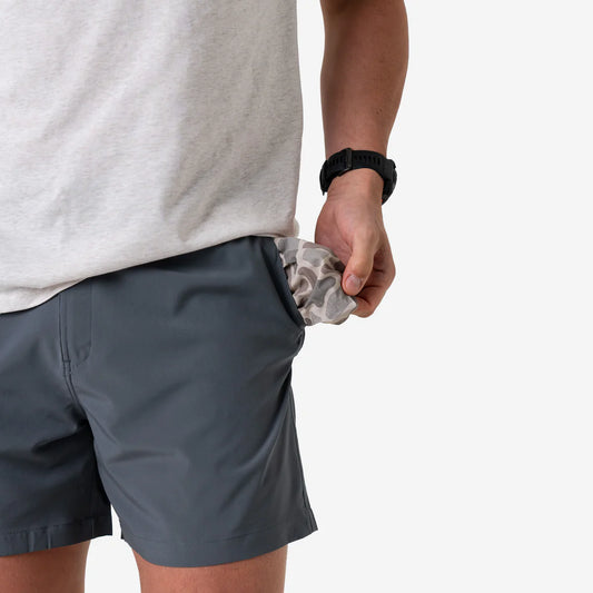 EVERYYDAY SHORTS RIVER ROCK GREY