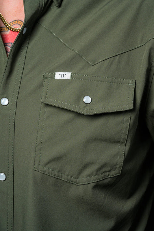 CORE OLIVE LS SHIRT