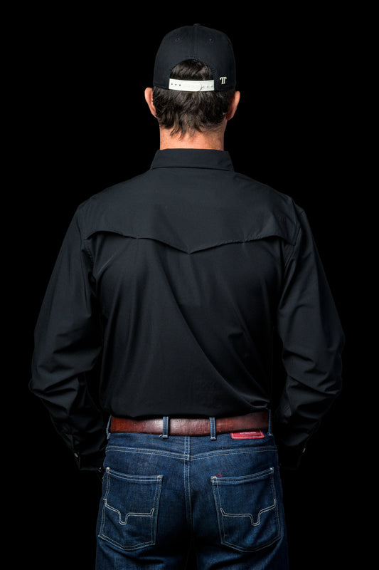 CORE BLACK LS SHIRT