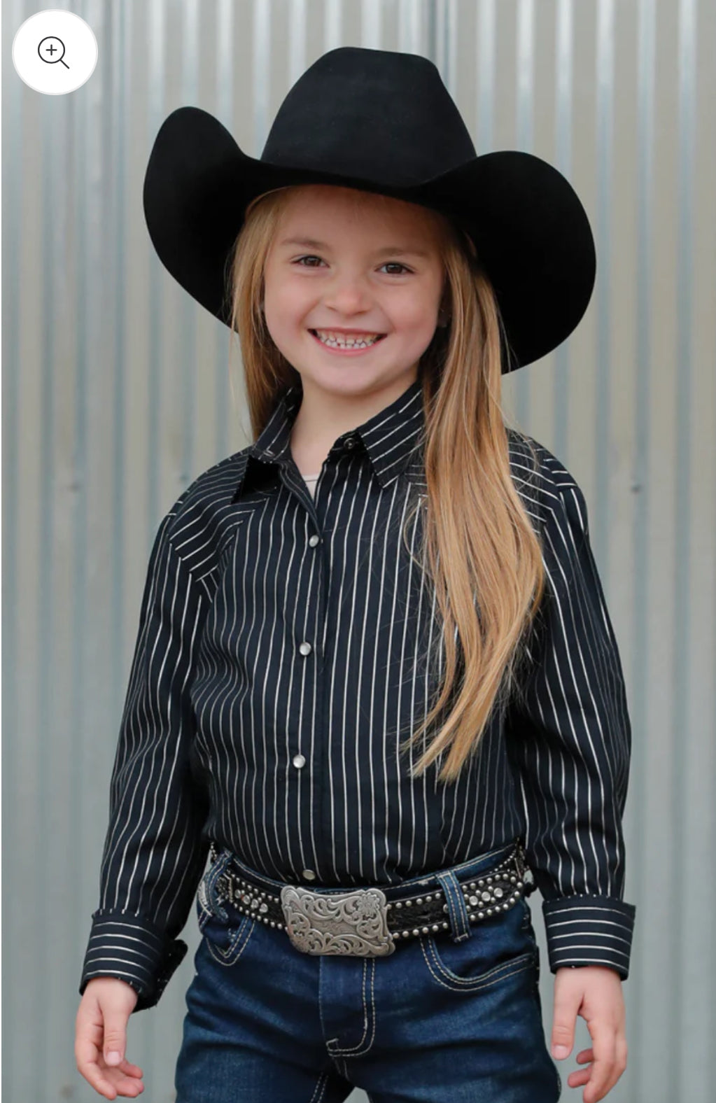 CRUEL GIRL PIN STRIPE LS