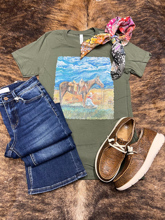 HOME ON THE RANGE TEE