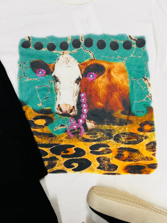 STUD COW TEE