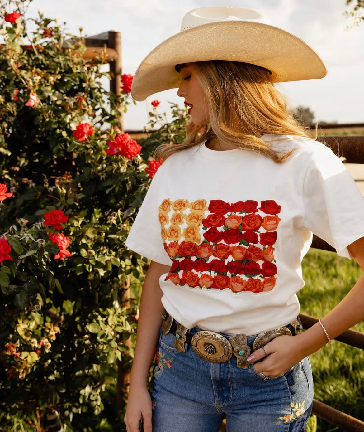 American Rose Tee