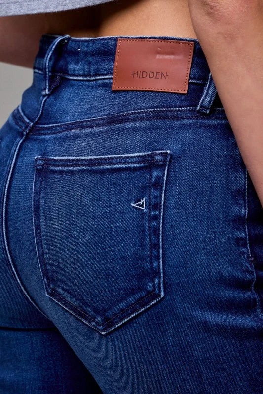 WMS CUFF STRAIGHT DARK JEAN