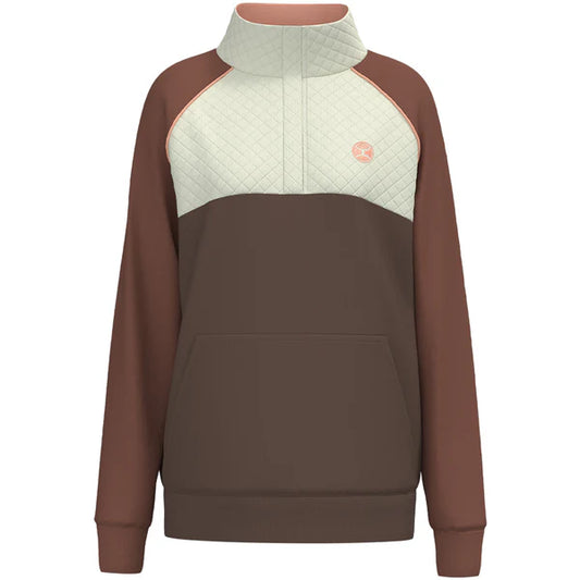 HOOEY WM PINK/CREAM PULLOVER