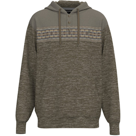JIMMY MN BROWN AZTEC HOODY