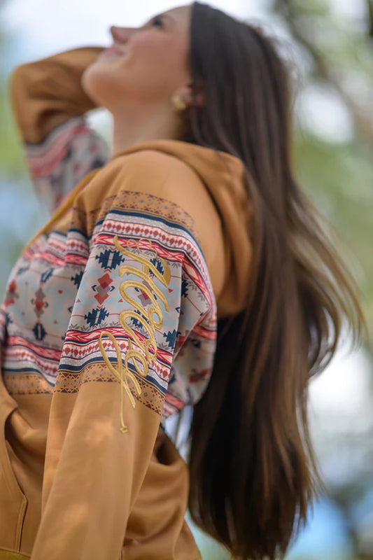 LEGEND WOMENS THUNDERBIRD TAN HOODY