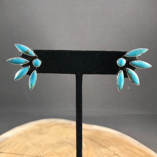 Half Flower Earrings