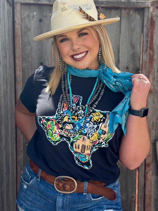 CALLIE ANN TEXAS ICONS TEE