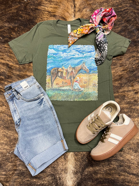 HOME ON THE RANGE TEE