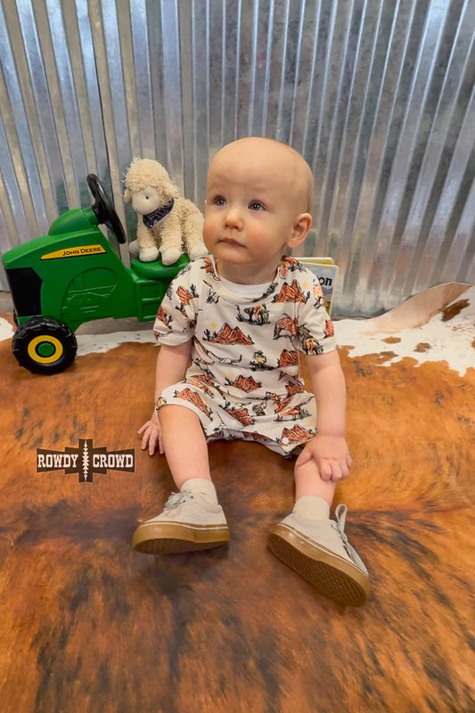 WEST TEXAS SHORT ONESIE