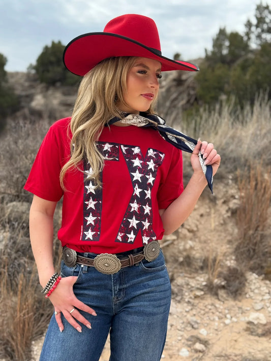 STATE WANTED TX TEE