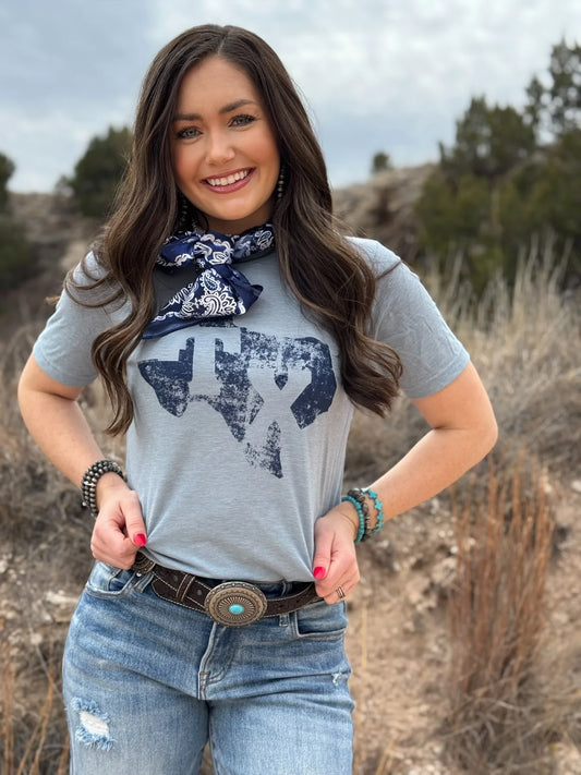 STAMPED TEXAS TEE
