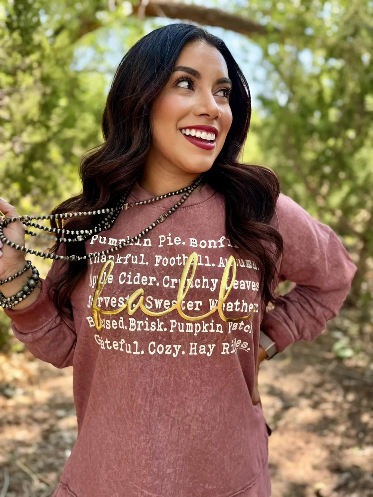 WORDS OF FALL SWEATER