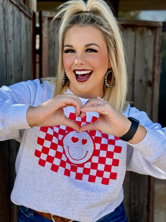 SMILEY VALENTINE SWEATER