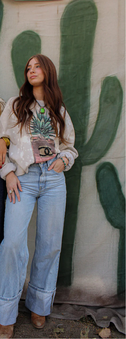 AGAVE GLITZ SWEATSHIRT