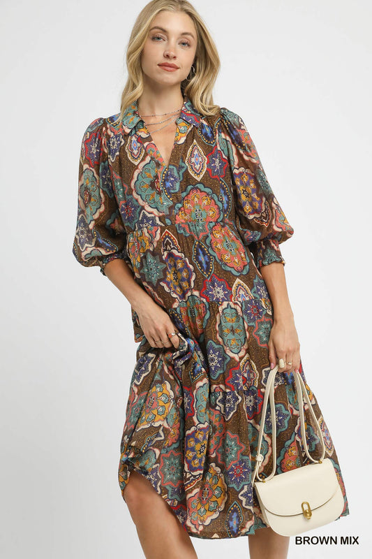 LILY MIX MAXI DRESS