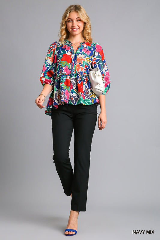 TROPICAL MIX BUBBLE TOP