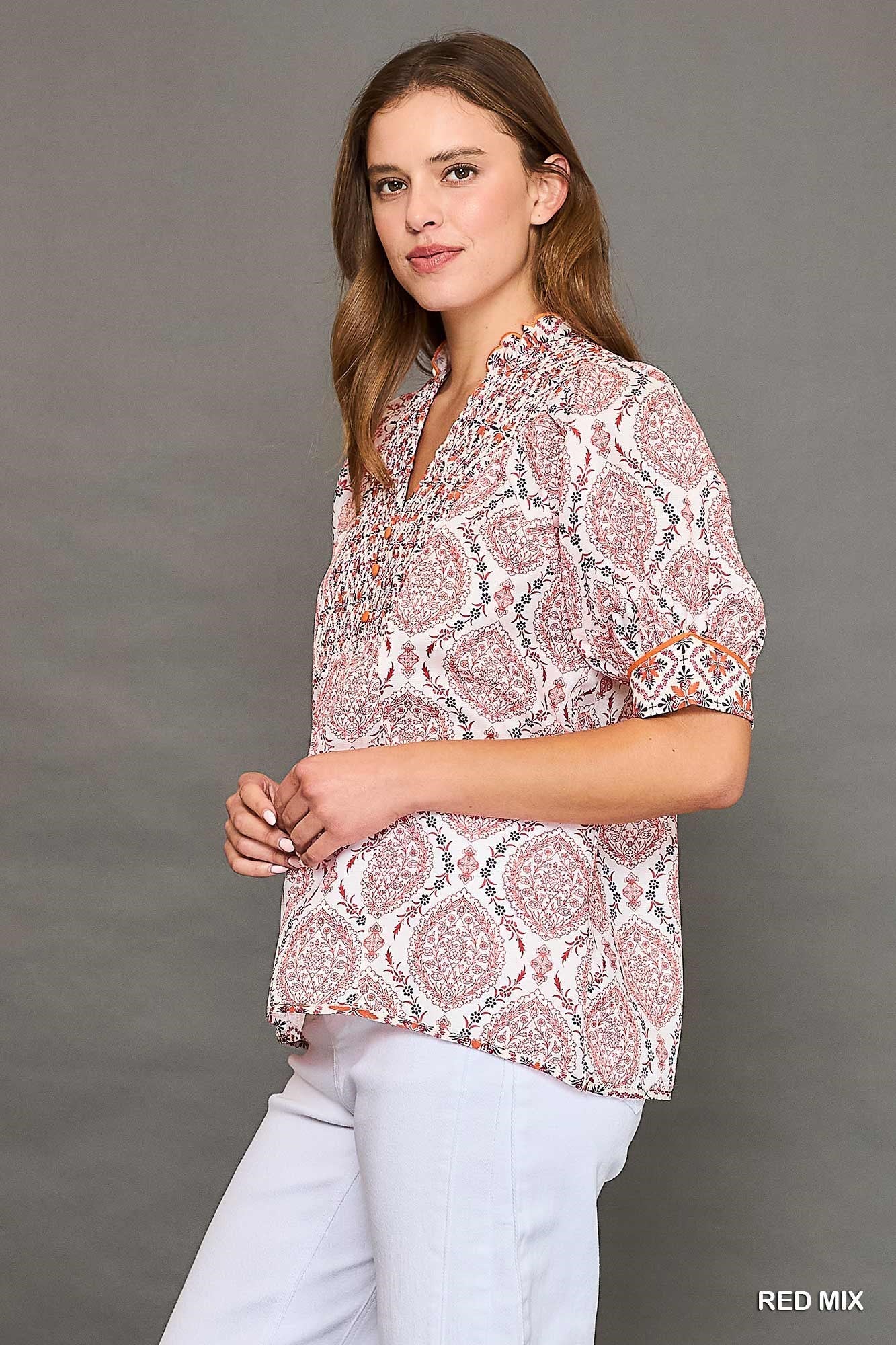 MIX BOHO BLOUSE