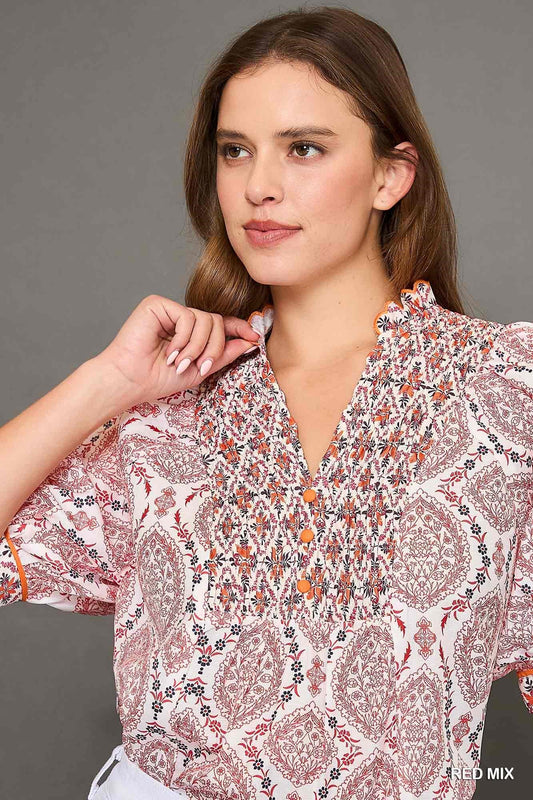 MIX BOHO BLOUSE