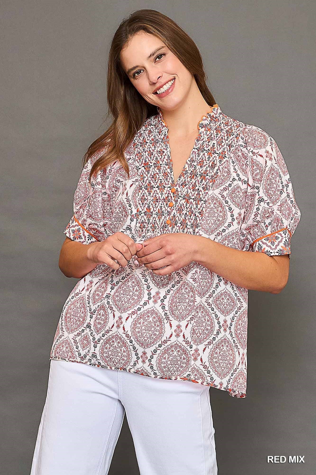 MIX BOHO BLOUSE