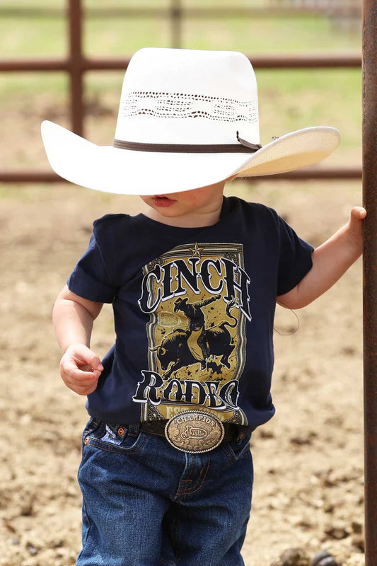 BABY/TODDLER/BOYS SS NAVY TEE