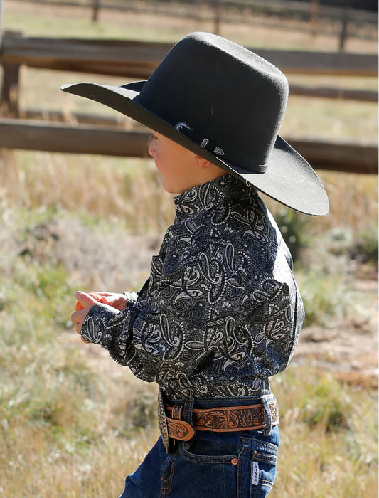 CINCH INFANT/TODDLER BLK PAISLEY