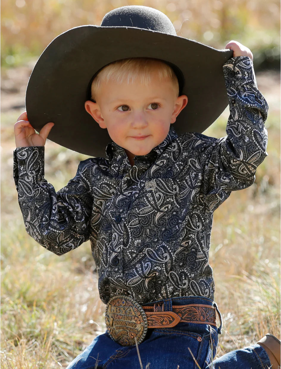CINCH INFANT/TODDLER BLK PAISLEY