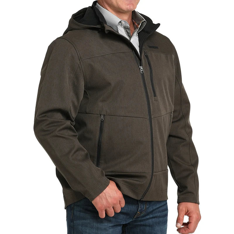 MN BOND OLIVE HOODED JACKET