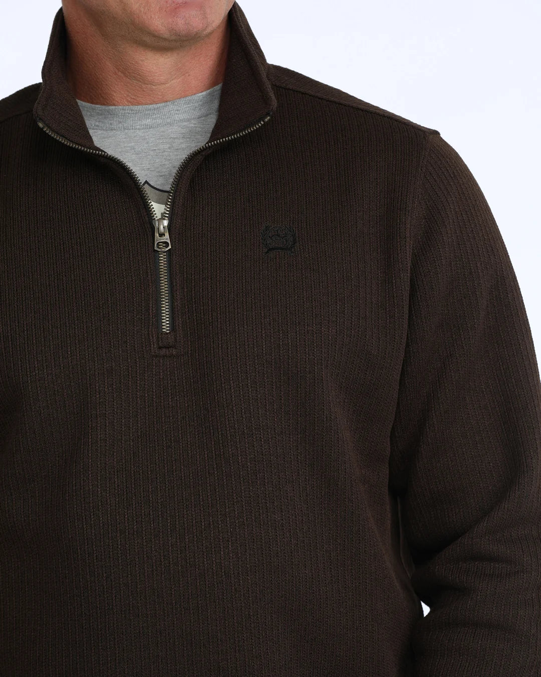 CINCH MN BRN 1/4 ZIP