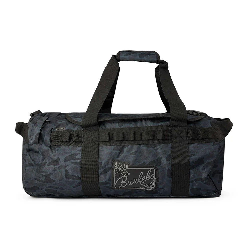 BLACK CAMO DUFFLE BAG