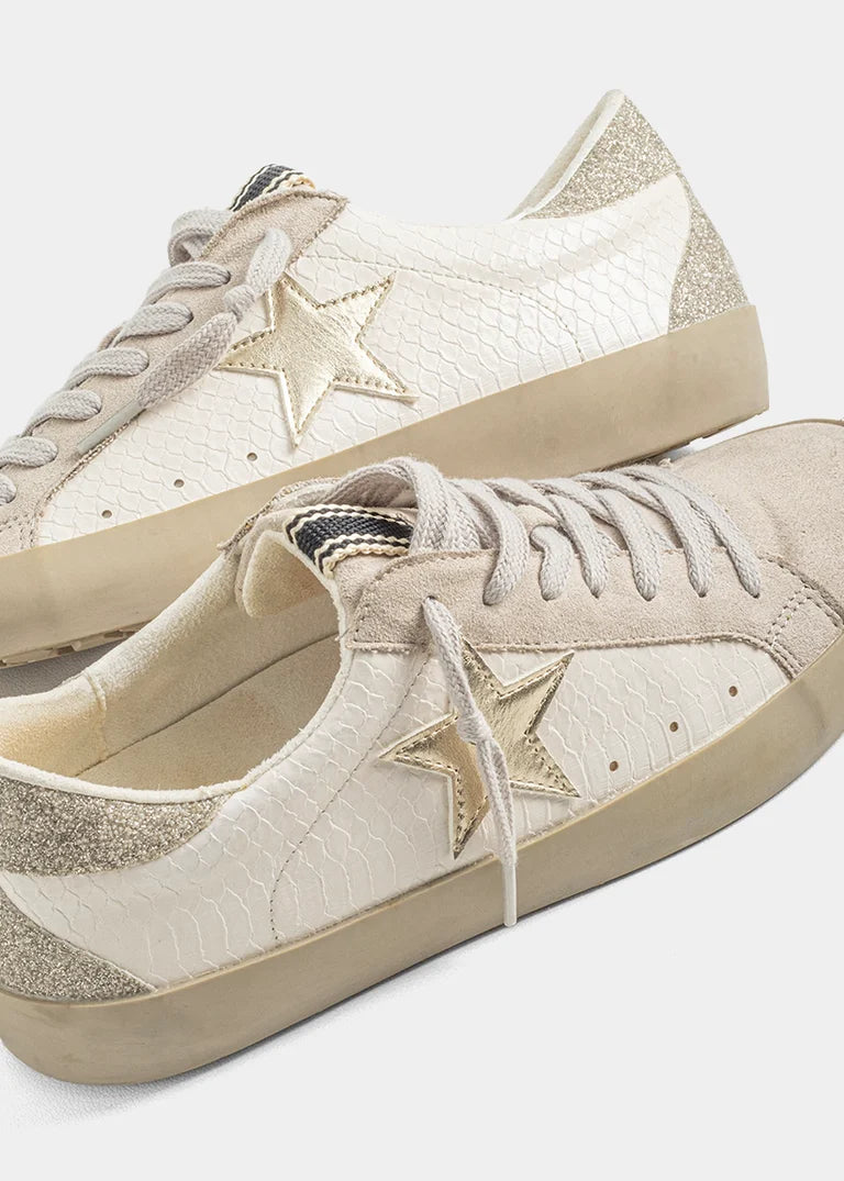 PAULA 118 BONE SNAKE SNEAKERS