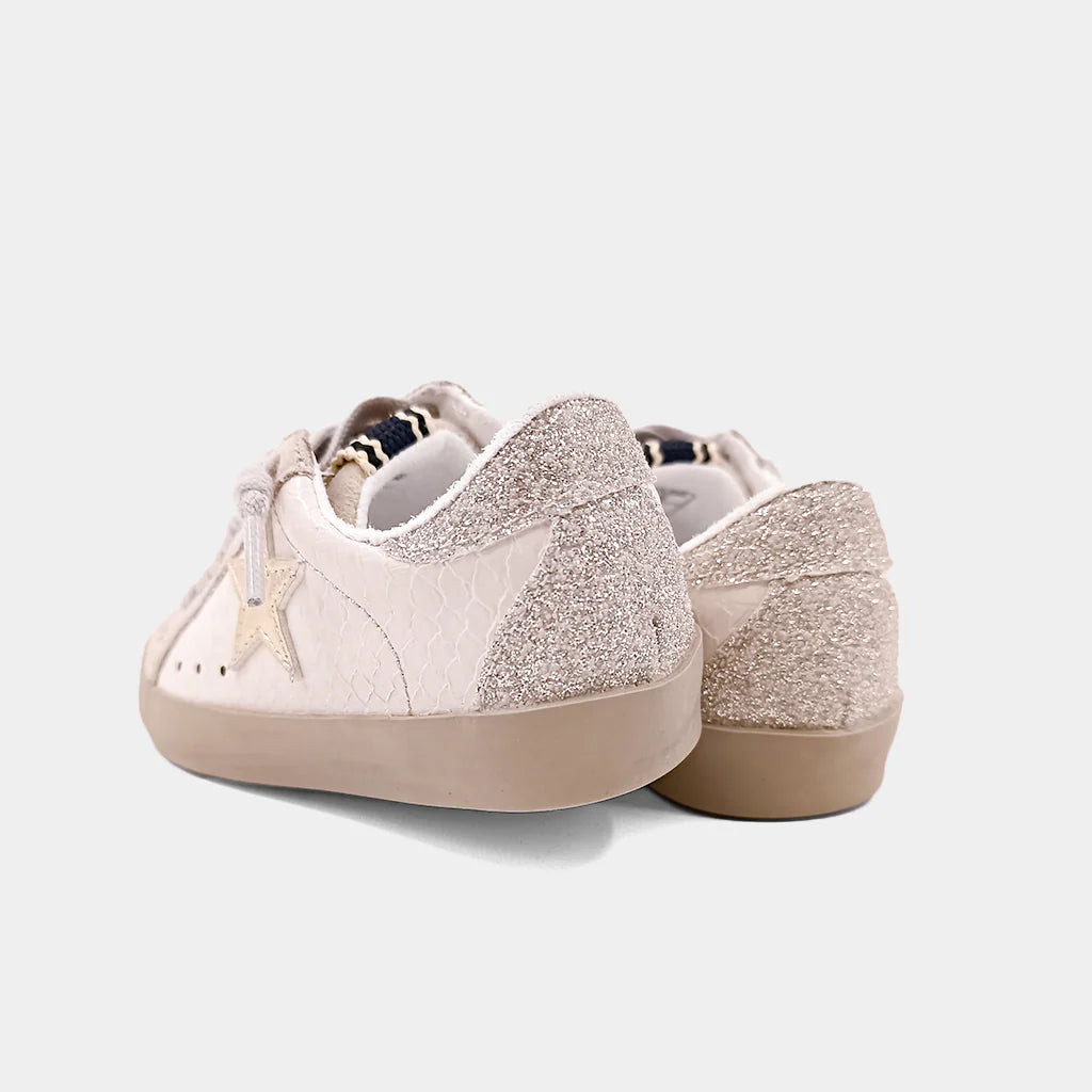KIDS PAULA MINI BONE SNAKE SNEAKERS