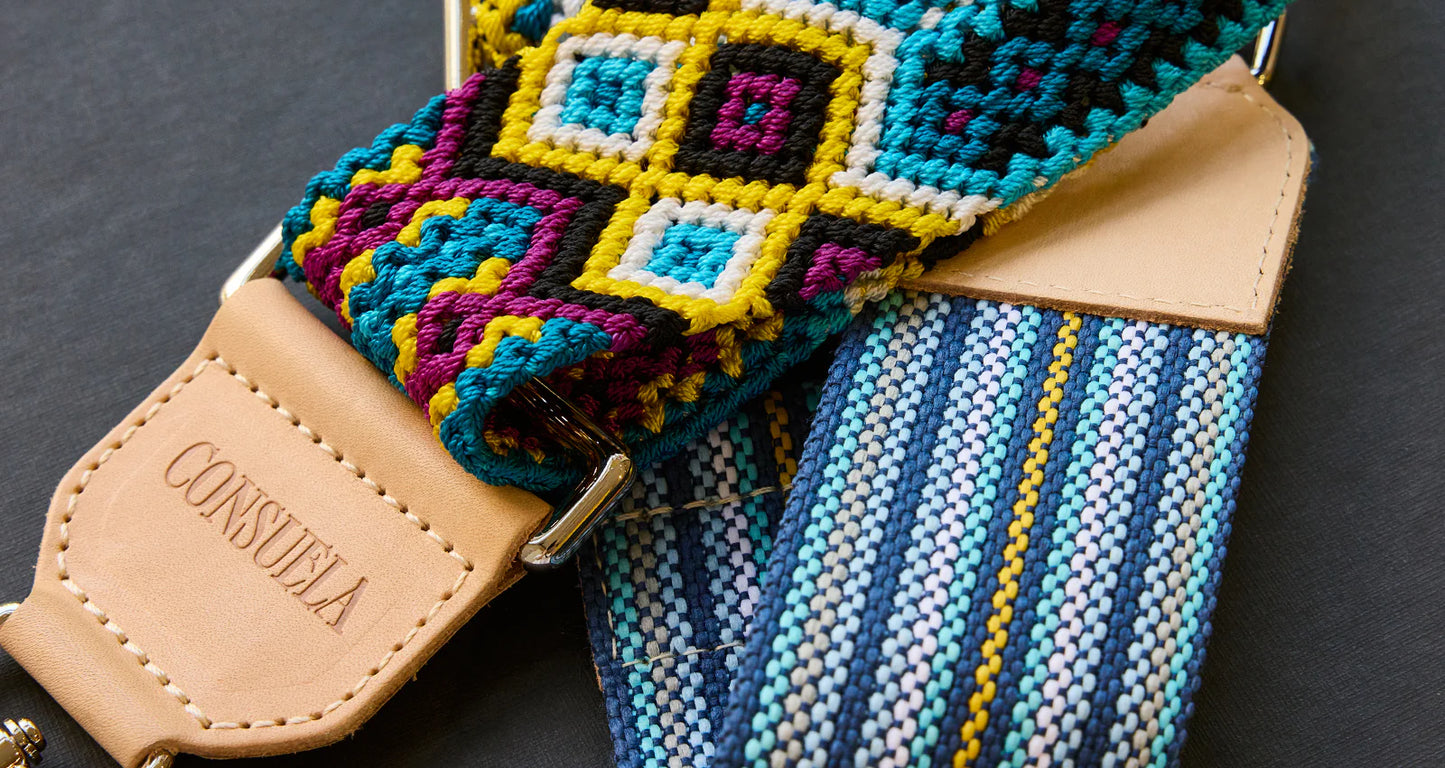 CONSUELA BLUEBERRY WOVEN STRAP