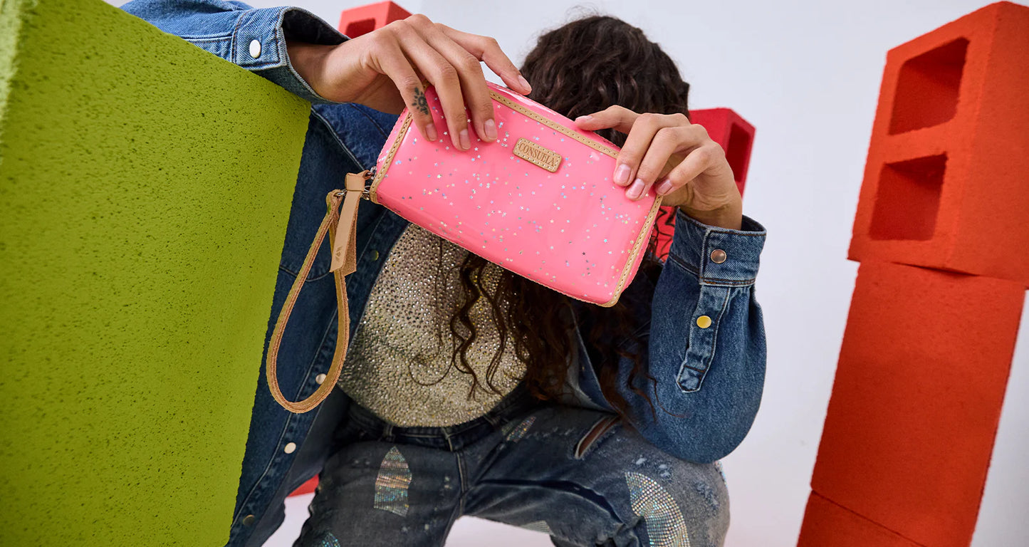 CONSUELA SHINE WRISTLET WALLET