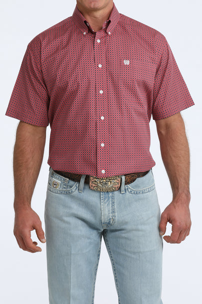 MNS PINK PRINT SS