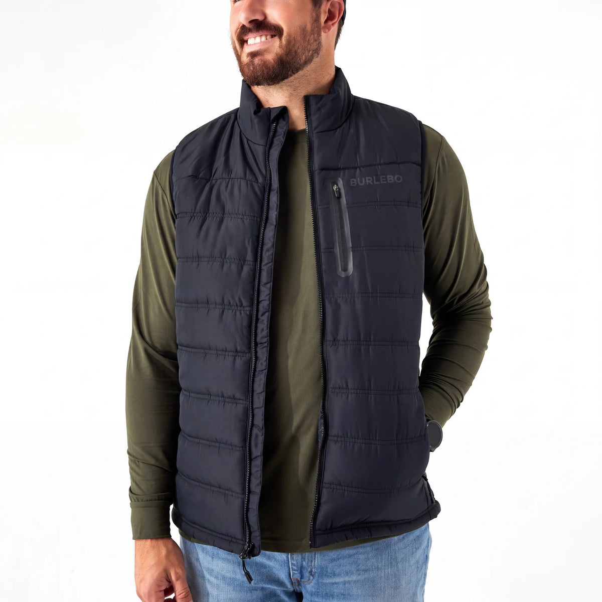PUFFER VEST BLACK