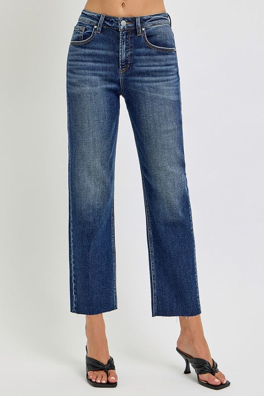 HI-RISE SLIM BARREL JEAN