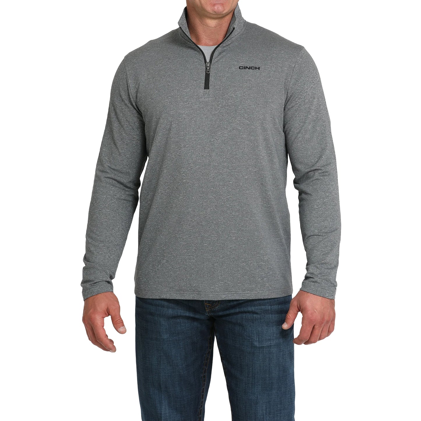 CINCH MN CHARCOAL 1/4 ZIP JACKET