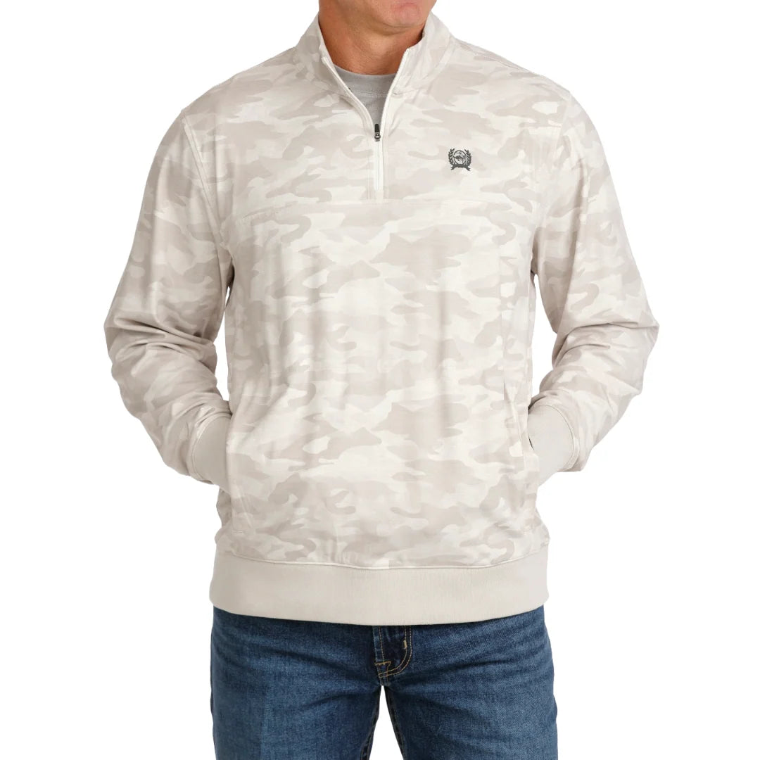 CINCH GRY 1/4 ZIP UP