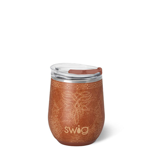 SADDLE STITCH COGNAC WINE 12OZ
