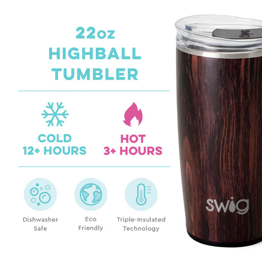 BOURBON BARREL TUMBLER 22OZ